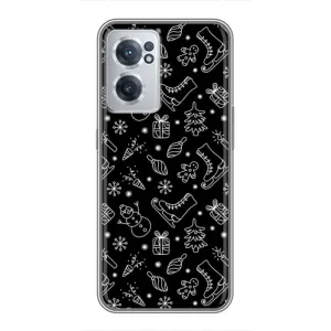 Новогодние, Праздничные Чехлы для OnePlus Nord CE 2 Lite 5G - 2024 год (Новогодний фон)