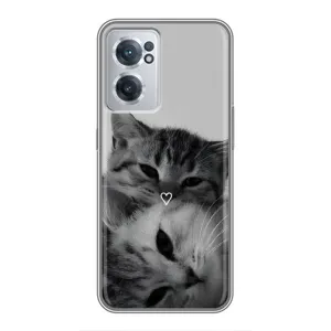 Чохол з малюнком кіт на OnePlus Nord CE 2 Lite 5G (Пара котів)