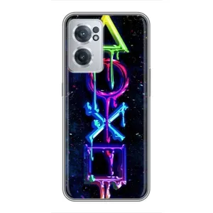 Чехлы с тематикой Киберспорт для OnePlus Nord CE 2 Lite 5G (VPrint) (Pleystation лого)