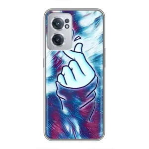 Чехол с принтом «Радужное сердце» для OnePlus Nord CE 2 Lite 5G
