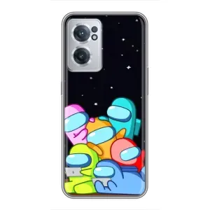 Чехол Амонг Ас для OnePlus Nord CE 2 Lite 5G (AlphaPrint) (Скины в космосе)