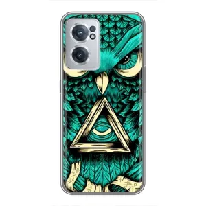 Чехол с птицами на OnePlus Nord CE 2 Lite 5G (VPrint) (Сова с глазом)