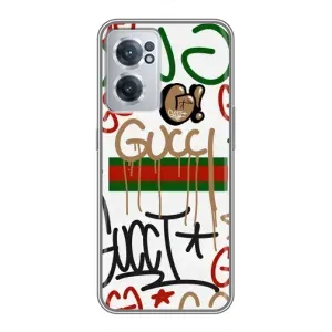 Брендновые Чехлы для OnePlus Nord CE 2 Lite 5G - (PREMIUMPrint) (Стиль GUUCI)