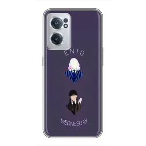 Чехлы Венсдей на OnePlus Nord CE 2 Lite 5G Уэнсдей (AlphaPrint) (Уэнздей и подруга)