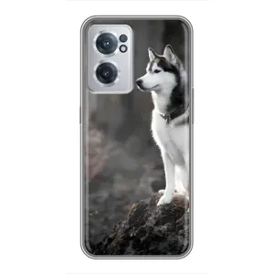 Чехол с Хаски для OnePlus Nord CE 2 Lite 5G - (AlphaPrint) (Верный пес)