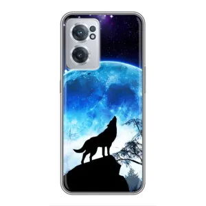 Защитные чехлы для ВанПлас Норд СЕ 2 Лайт 5G (AlphaPrint) (ХИТ продаж) ВОЛК (Волк на луну)
