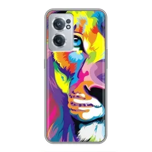 Чехол со Львом для OnePlus Nord CE 2 Lite 5G (VPrint) (Яркий Лев)