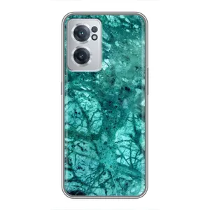 Мраморный чехол на OnePlus Nord CE 2 Lite 5G (VPrint) (Зеленый мрамор)