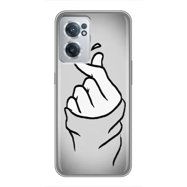 Чехол с принтом «Значок Love» для OnePlus Nord CE 2 Lite 5G