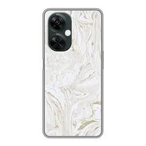 Мраморный чехол на OnePlus Nord CE 3 Lite (VPrint) (Белый мрамор)