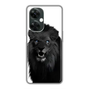 Чехлы с картинками животных OnePlus Nord CE 3 Lite (Черный ЛЕВ)