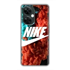 Чехол для OnePlus Nord CE 3 Lite - с принтом Найк (AlphaPrint) (Дымчатый найк)