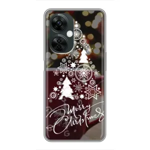 Рождественские Чехлы для OnePlus Nord CE 3 Lite (VPrint) (Елочка узорная)