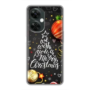 Рождественские Чехлы для OnePlus Nord CE 3 Lite (VPrint) (Елочка)
