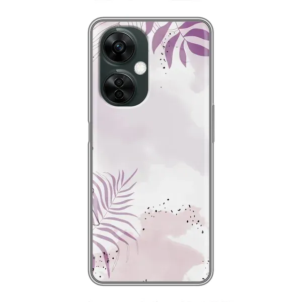 Чехол с принтом «Фиолетовые листья» для OnePlus Nord CE 3 Lite