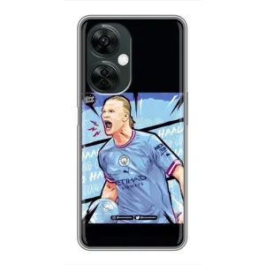 Чехлы с футболистом Ерлинг Холанд для OnePlus Nord CE 3 Lite (AlphaPrint) (гол Эрлинг Холланд)