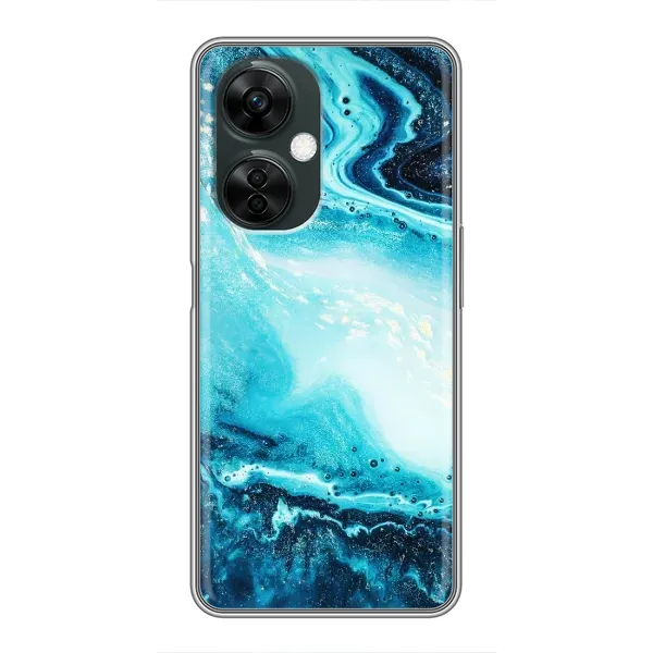 Чехол с принтом «Голубой мрамор» для OnePlus Nord CE 3 Lite