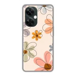Чехол с принтом «Разноцветные цветы» для OnePlus Nord CE 3 Lite