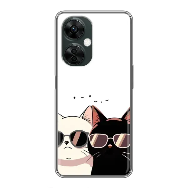 Чехол с принтом «Коты в очках» для OnePlus Nord CE 3 Lite