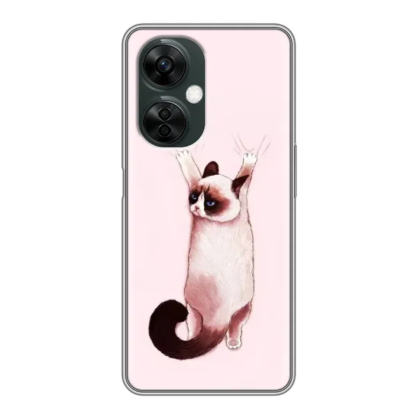 Чехол с принтом «Котик падает» для OnePlus Nord CE 3 Lite