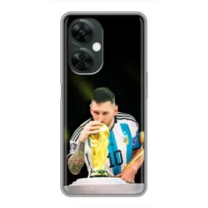 Чехлы для OnePlus Nord CE 3 Lite (Leo чемпион) (AlphaPrint) (Кубок Месси)