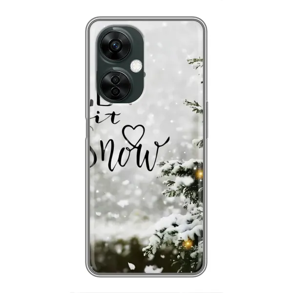 Чехол с принтом «Let it snow» для OnePlus Nord CE 3 Lite Чехол с принтом «Let it snow» для OnePlus Nord CE 3 Lite