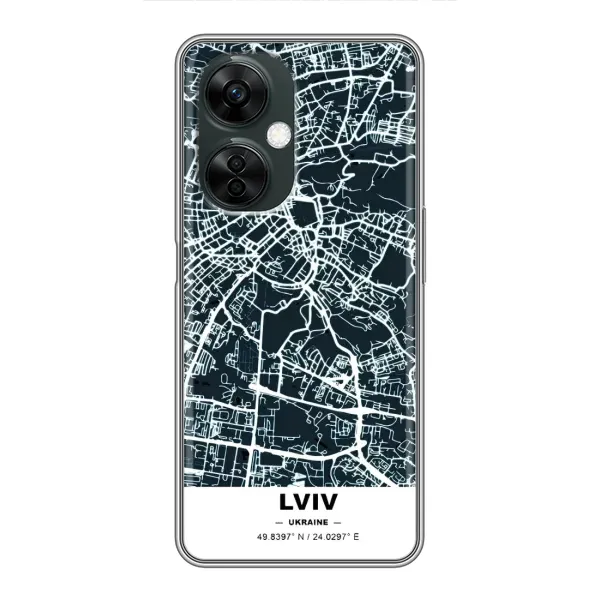 Чехол с принтом «Львов» для OnePlus Nord CE 3 Lite