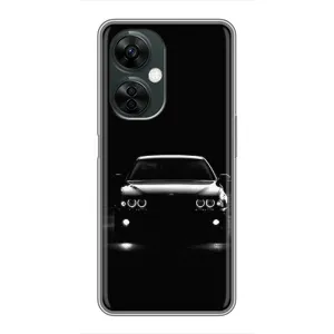 Чехол для ВанПлас Норд СЕ 3 Лайт - с принтом БМВ (AlphaPrint) (Машина BMW)