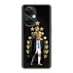 Чехлы для OnePlus Nord CE 3 Lite (Leo чемпион) (AlphaPrint) (Месси Король)