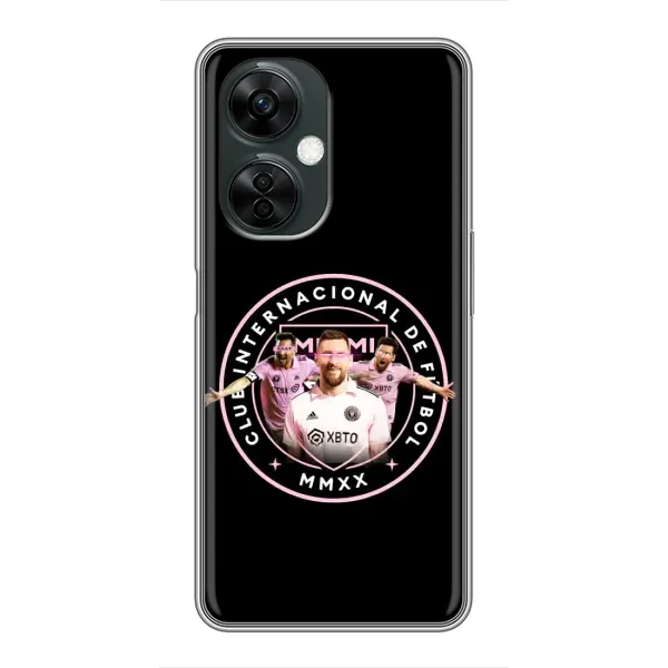 Чехол с принтом «Месси в лого» для OnePlus Nord CE 3 Lite