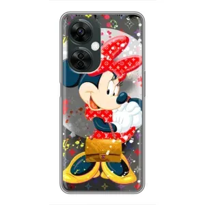 Чехол Disney Mouse OnePlus Nord CE 3 Lite (PREMIUMPrint) (Minni с бантиком)