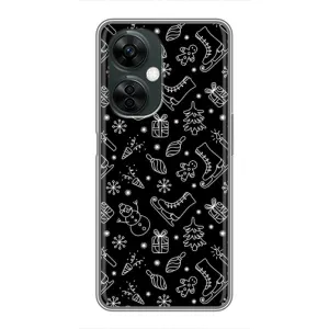 Новогодние, Праздничные Чехлы для OnePlus Nord CE 3 Lite - 2024 год (Новогодний фон)