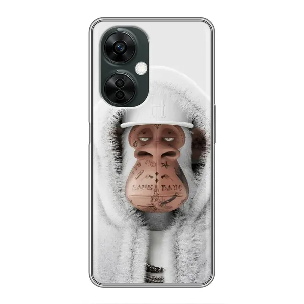 Чехол с принтом «обезьяна NFT в тату» для OnePlus Nord CE 3 Lite