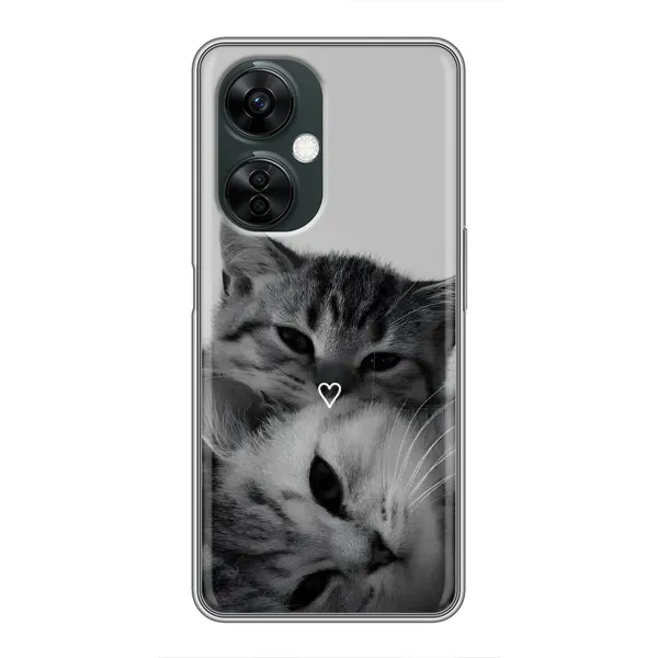 Чехол с принтом «Пара котов» для OnePlus Nord CE 3 Lite