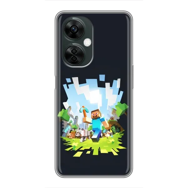 Чехол с принтом «персонажи Minecraft» для OnePlus Nord CE 3 Lite