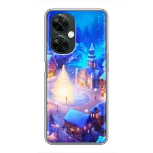 Рождественские Чехлы для OnePlus Nord CE 3 Lite (VPrint) (Рождественский город)