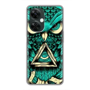 Чехол с птицами на OnePlus Nord CE 3 Lite (VPrint) (Сова с глазом)