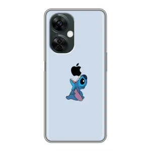 Чехол с принтом Стич на OnePlus Nord CE 3 Lite (Stitch apple)