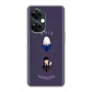 Чехлы Венсдей на OnePlus Nord CE 3 Lite Уэнсдей (AlphaPrint) (Уэнздей и подруга)
