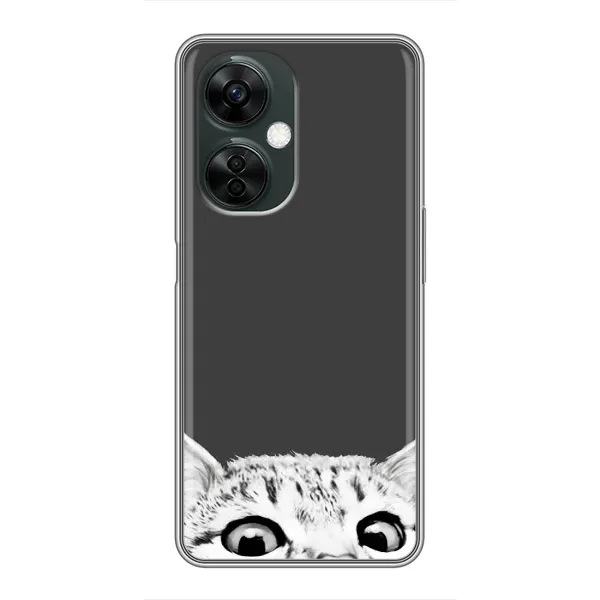 Чехол с принтом «Выглядывает кот» для OnePlus Nord CE 3 Lite