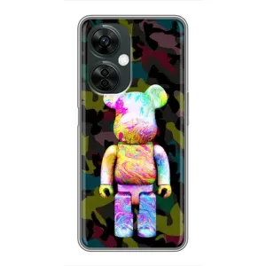 Чехлы для OnePlus Nord CE 3 Lite - Bearbrick Louis Vuitton (PREMIUMPrint) (Яркий Bearbrick)