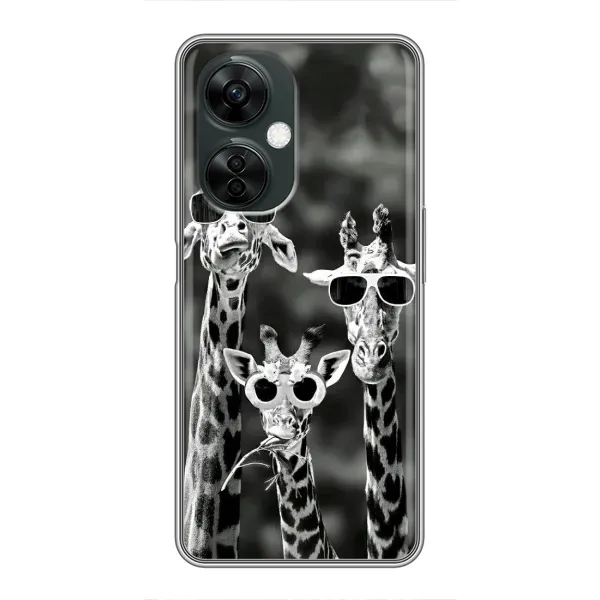 Чехол с принтом «Жирафы в очках» для OnePlus Nord CE 3 Lite Чехол с принтом «Жирафы в очках» для OnePlus Nord CE 3 Lite