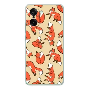 Чехлы с картинкой Лисички для OnePlus Nord CE 5 (VPrint) (Лисички)