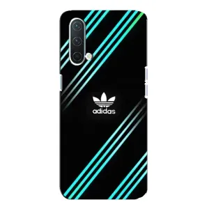 Чохли Адидас для OnePlus Nord CE 5G (AlphaPrint) (Адідас з полосами)