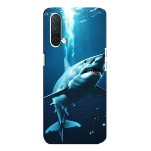 Чехол с картинкой «Хищники» для OnePlus Nord CE 5G (Акула под водой)