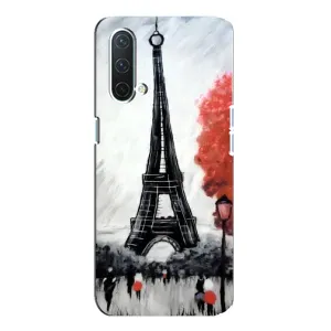 Чехол Эйфелева Башня для OnePlus Nord CE 5G - (AlphaPrint) (Башня в Париже)