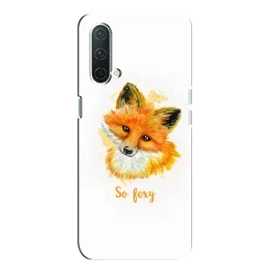 Чехлы с картинкой Лисички для OnePlus Nord CE 5G (VPrint) (Девочка Лиса)