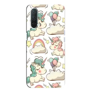 Чехол для ВанПлас Норд СЕ 5G - (Единорожки - Новинки) (AlphaPrint) (Единорожки)