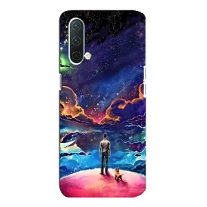 Космічні Чохли для OnePlus Норд CE 5G (VPrint) (Вид Галактики)
