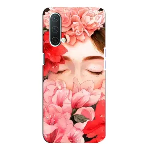 Чехлы (ART) Цветы на OnePlus Nord CE 5G (VPrint) (Глаза в цветах)